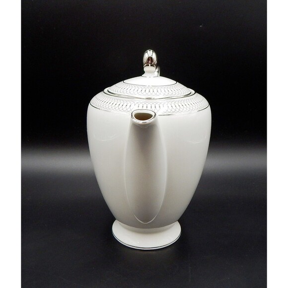 Tirschenreuth The Elgin Coffee Pot Bavaria Germany 9 Inch Silver 2270 Pasco - Picture 2 of 13